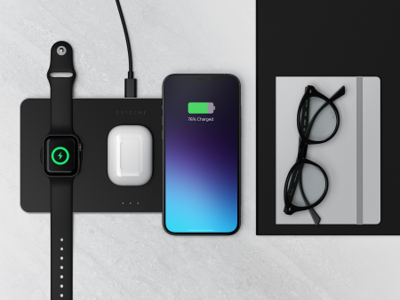 Satechi Trio Wireless Charging Pad (Apple Watch 2,5W, AirPods 5W, iPhone 7,5W)