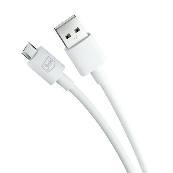 3MK cable Hyper USB-A / microUSB 1.2m 5V 2.4A white