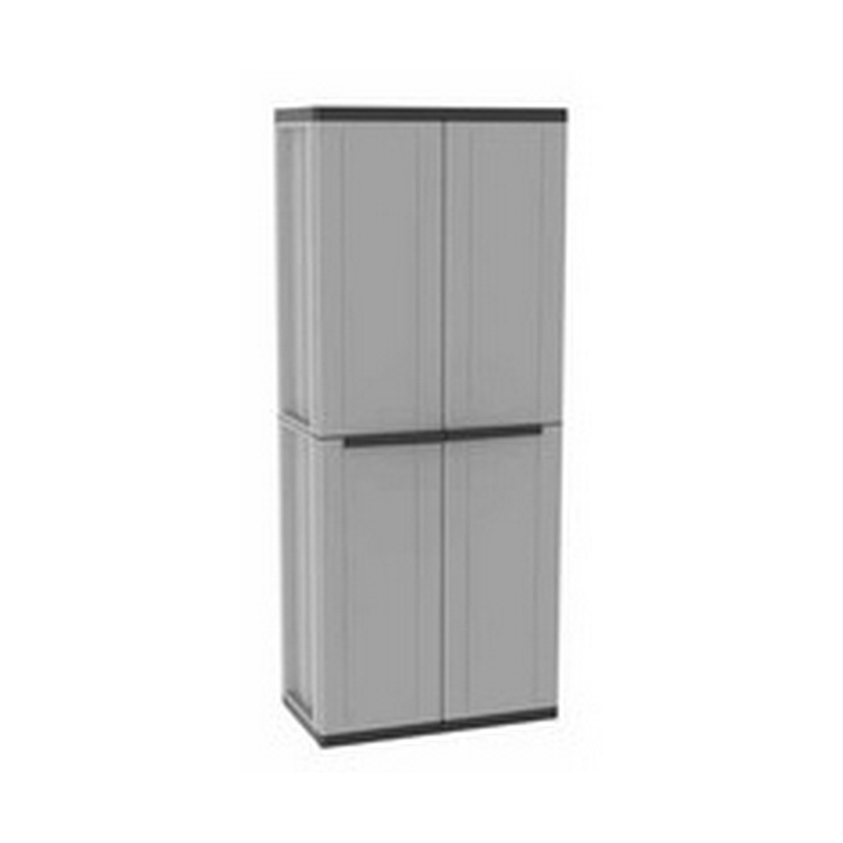 Cupboard Terry jline268 Black/Grey Resin (68 x 37,5 x 163,5 cm)