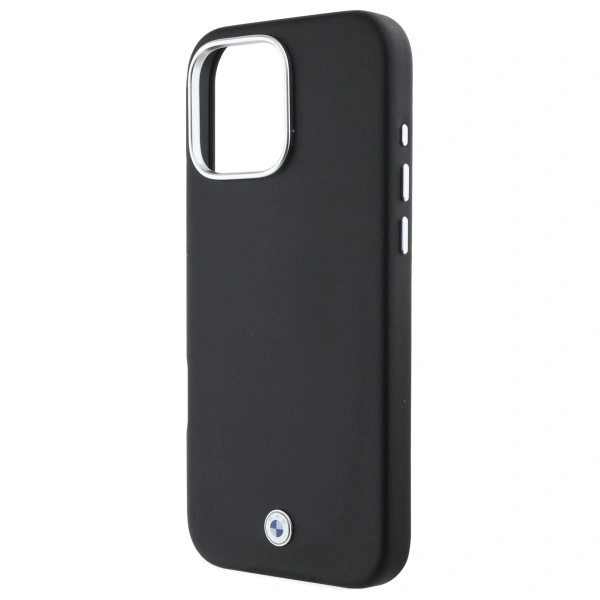 BMW BMHMP16L23PUFWK Apple iPhone 16 Pro hardcase Sign Full Wrapped Metal MagSafe black