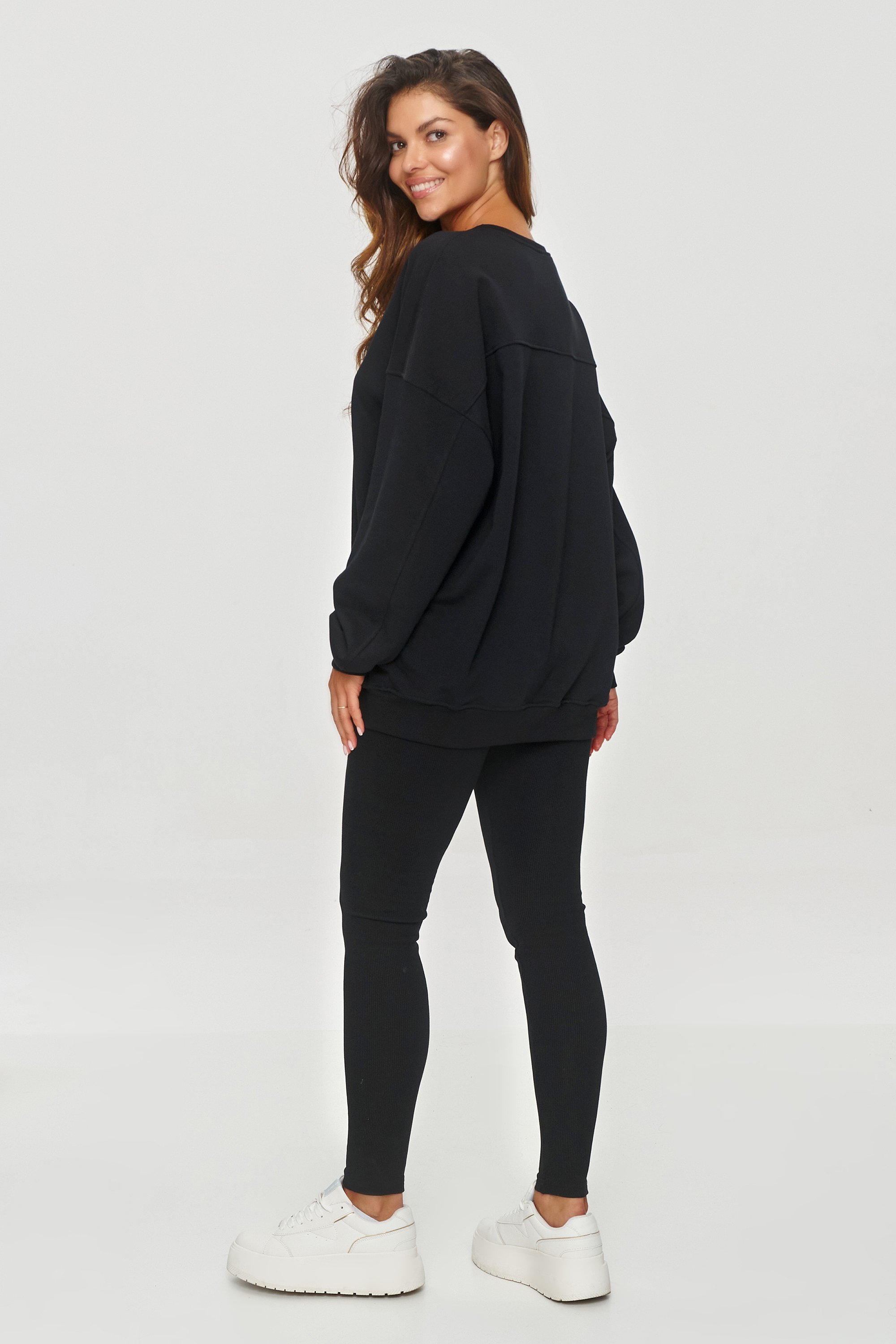  Long leggings model Makadamia  black