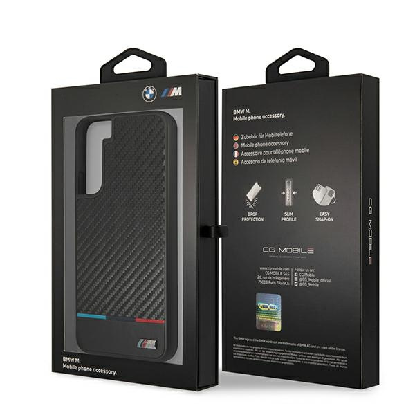 BMW BMHCS22MPUCARTCBK Samsung Galaxy S22+ Plus black M Collection Triangles