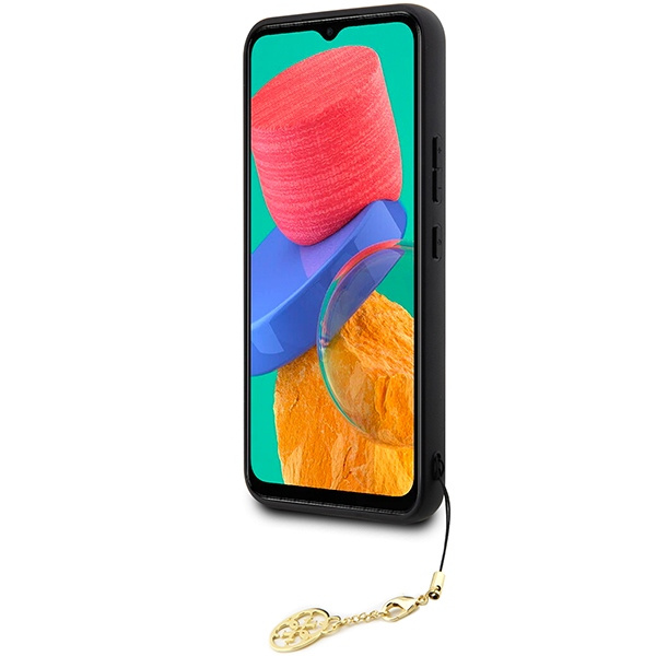 Guess GUHCSA54GF4GBR Samsung Galaxy A54 5G brown hard case 4G Charms Collection