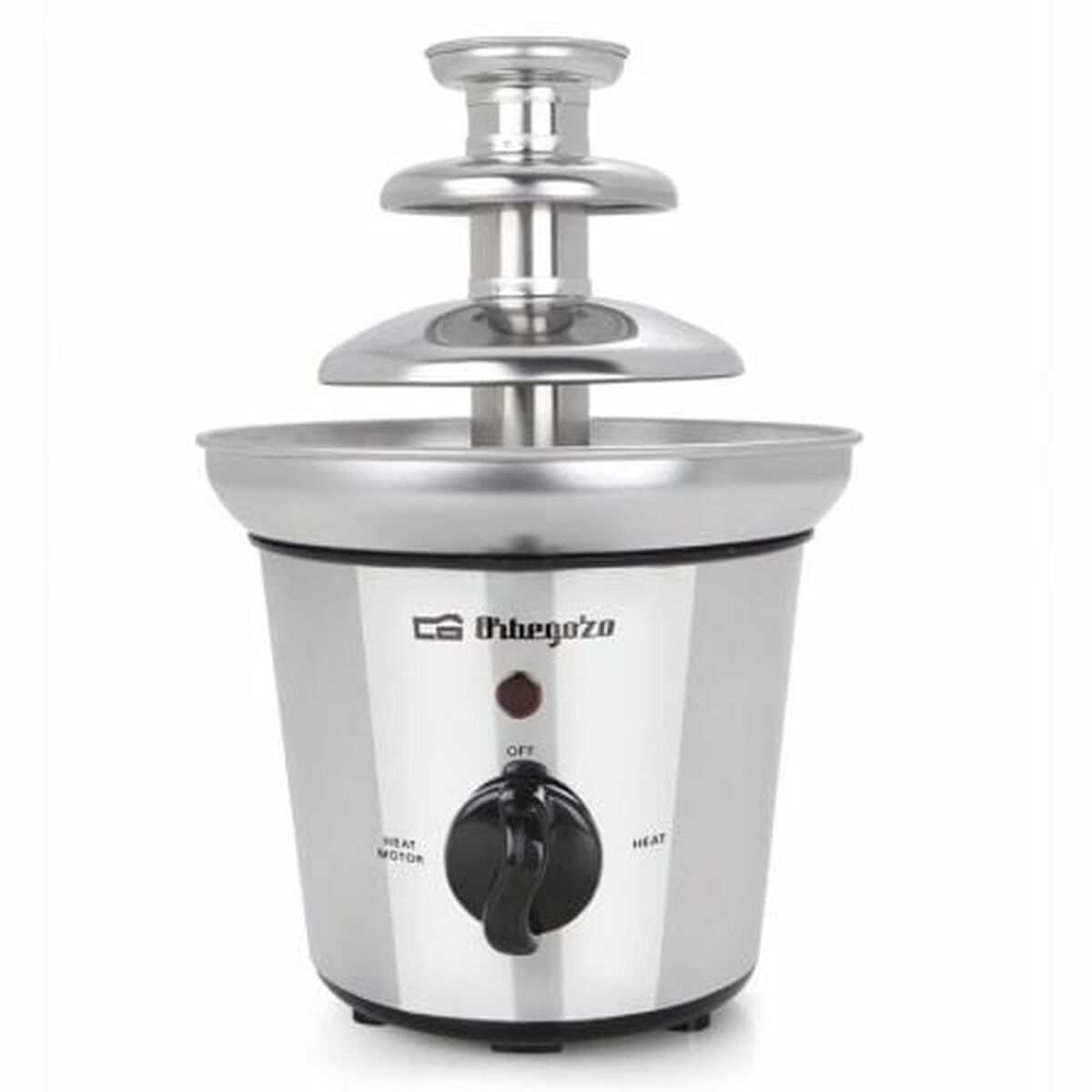 Chocolate Fountain Orbegozo FCH 4000 Silver Stainless steel 40 W