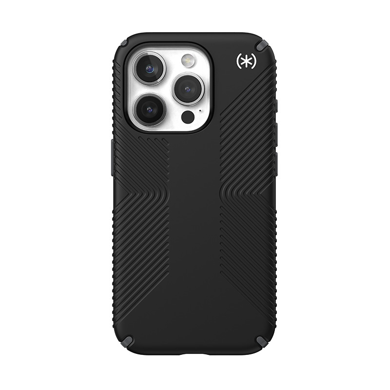 Speck Presidio2 Grip MagSafe Apple iPhone 15 Pro (Black/Slate Grey/White)