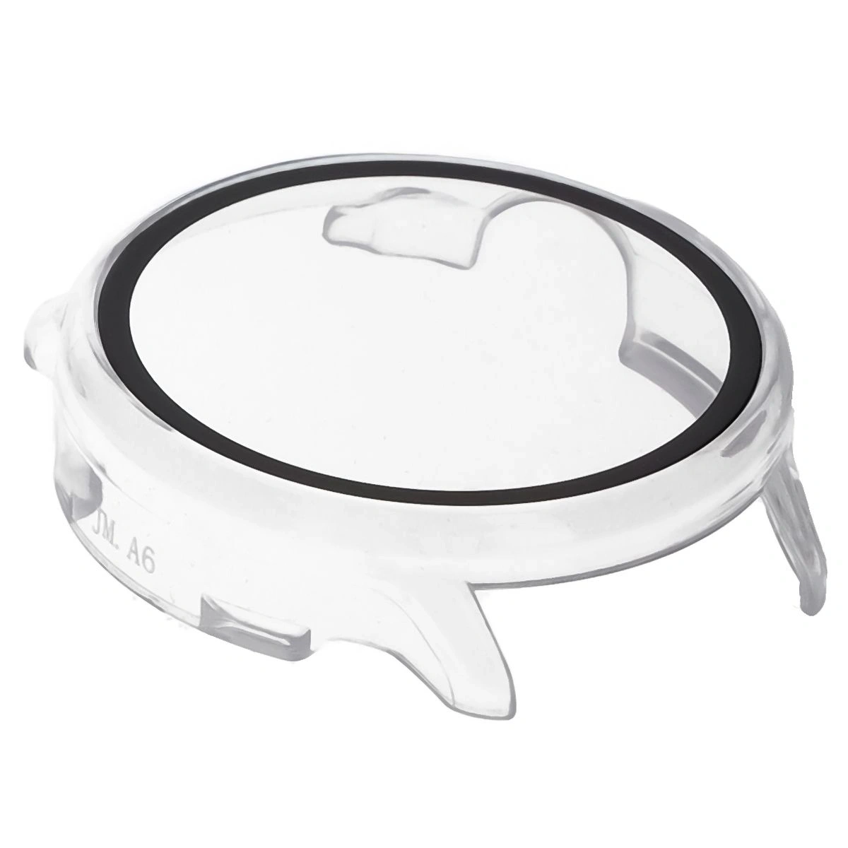 Etui ze szkłem do zegarka Bizon Case+Glass Watch do Garmin Vivoactive 6 przezroczyste