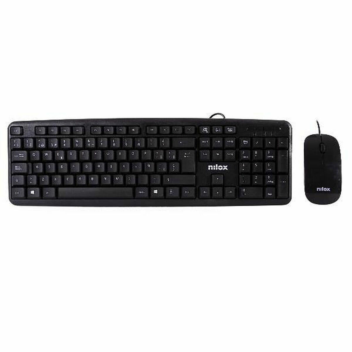 Keyboard and Mouse Nilox FLAT