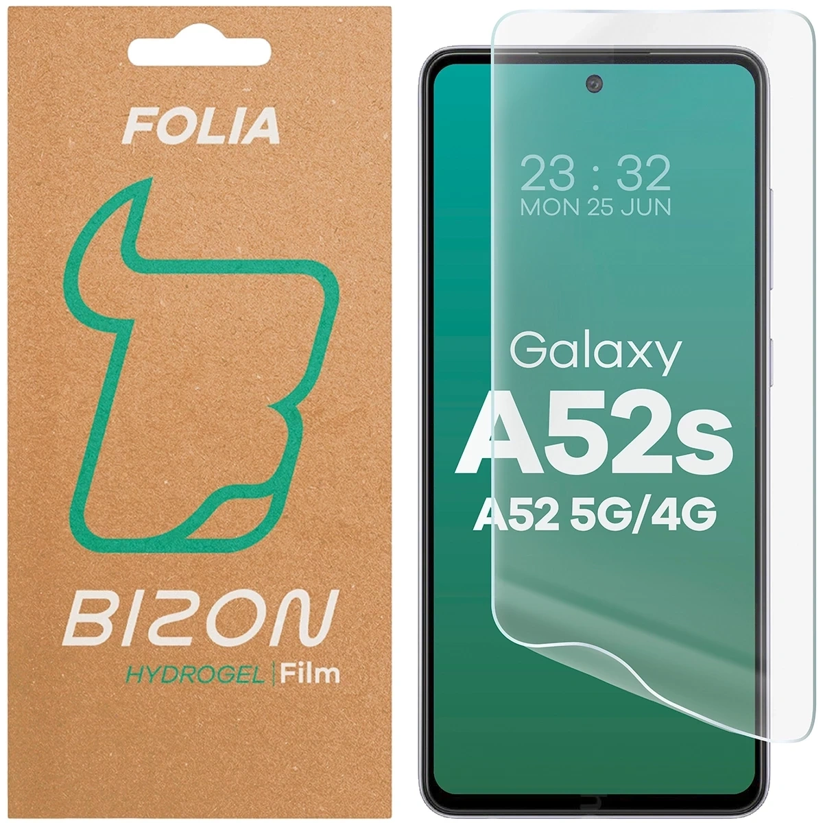 Folia hydrożelowa na ekran Bizon Glass Hydrogel Front do Samsung Galaxy A52