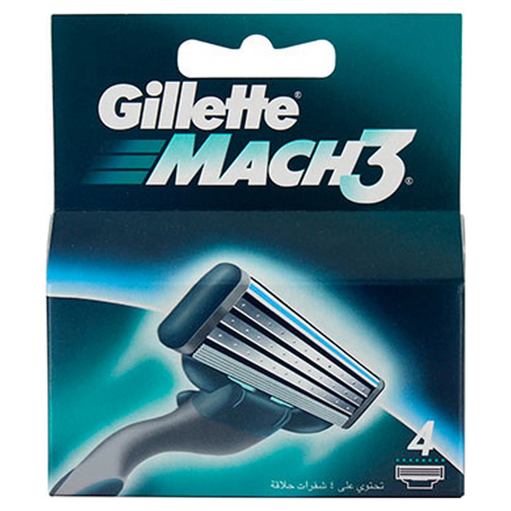 Ersatzklinge für Rasierer Gillette (4 uds)