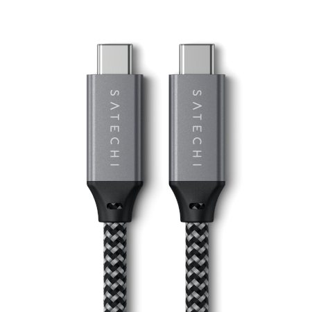 Satechi USB-C / USB-C 100W, 40Gbps, 25cm space gray