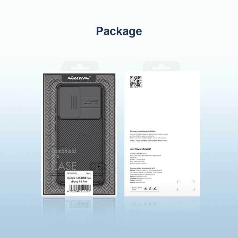Nillkin CamShield Pro Xiaomi Poco F5 Pro/Redmi K60/K60 Pro blue
