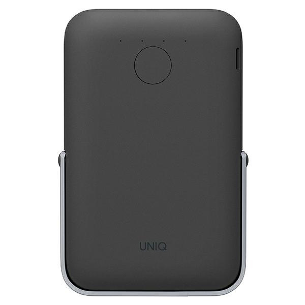 Powerbank UNIQ Hoveo 5000mAh USB-C 20W PD Fast charge Wireless Magnetic charcoal grey