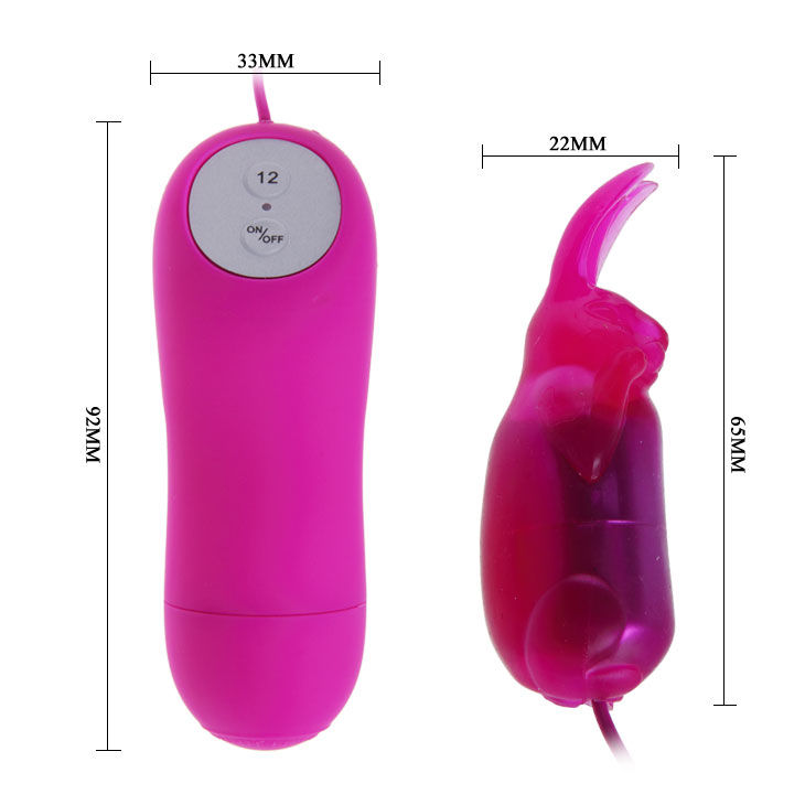 BAILE CUTE SECRET RABBIT VIBRATOR PURPLE 12 SPEED