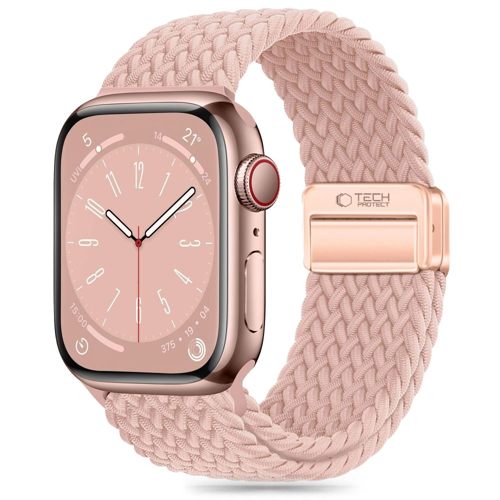 Tech-protect Nylonmag Strap Apple Watch 4/5/6/7/8/9/SE 38/40/41mm Dusty Rose