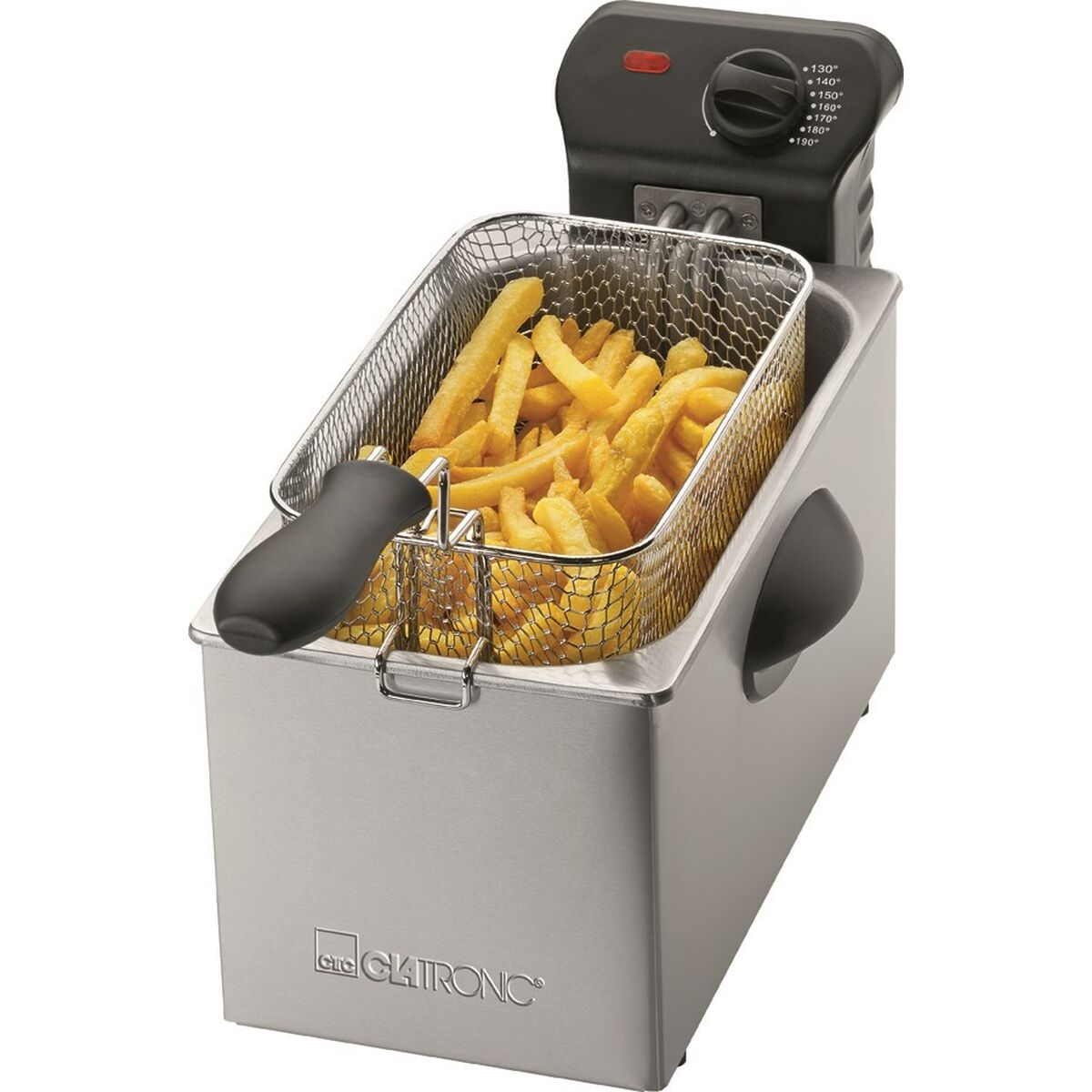 Deep-fat Fryer Clatronic FR 3587 Black Silver 2000 W 3 L