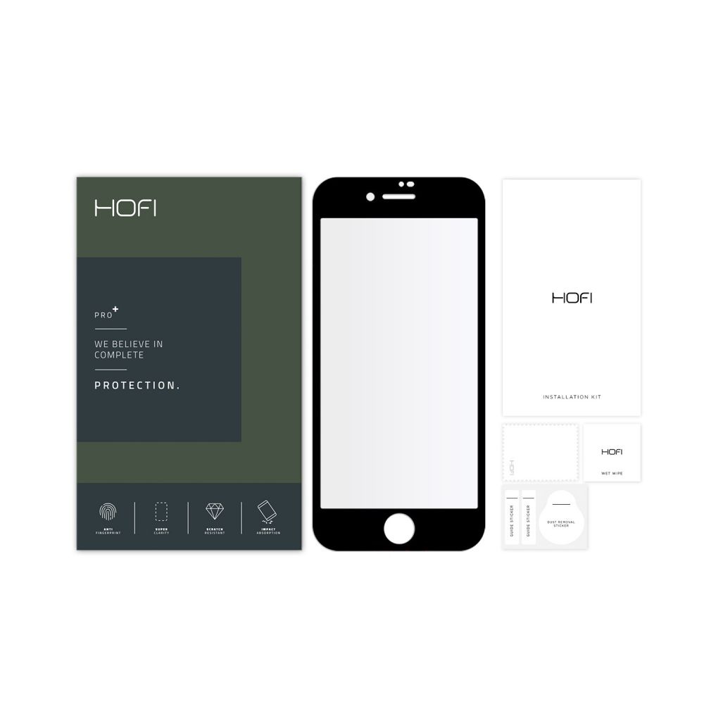 Hofi Glass Pro+ Apple iPhone SE 2022/SE 2020/8/7 Black