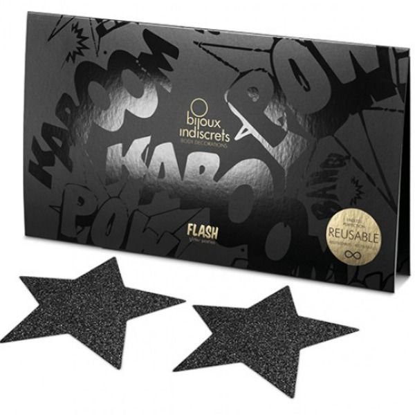 BIJOUX PEZONERAS FLASH STAR BLACK