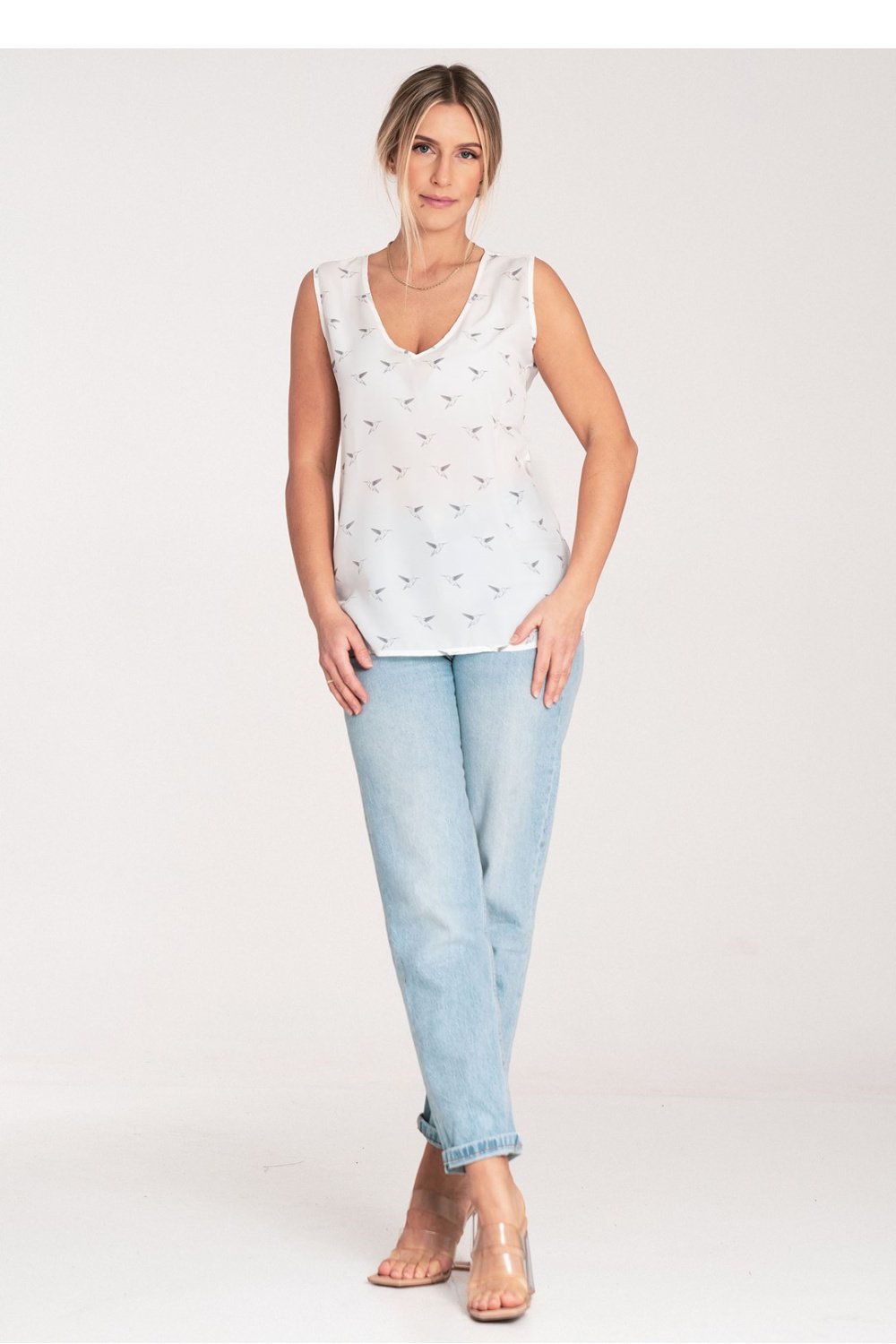 Blouse model 204312 Figl  beige