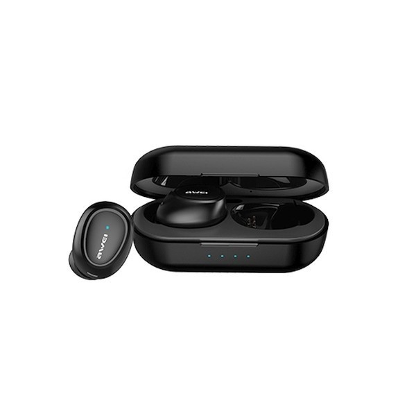 AWEI Wireless In-Ear Earphones Bluetooth 5.0 T16 TWS black