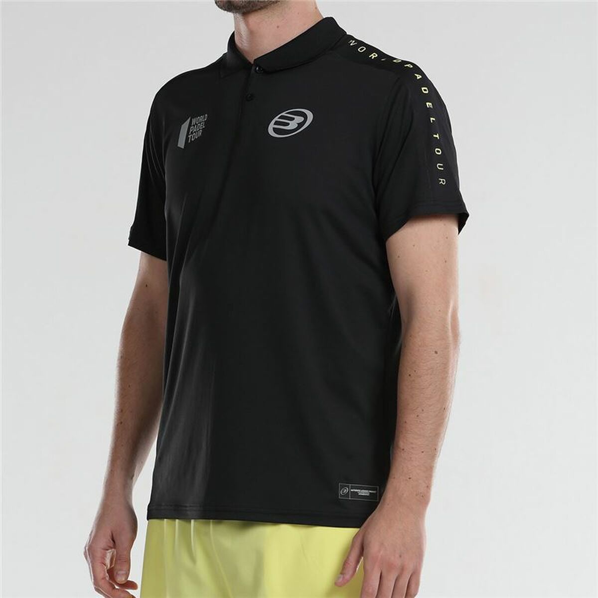 Men’s Short Sleeve Polo Shirt Bullpadel Liceo Padel Black Men’s Short Sleeve Polo Shirt Bullpadel Liceo Padel Black