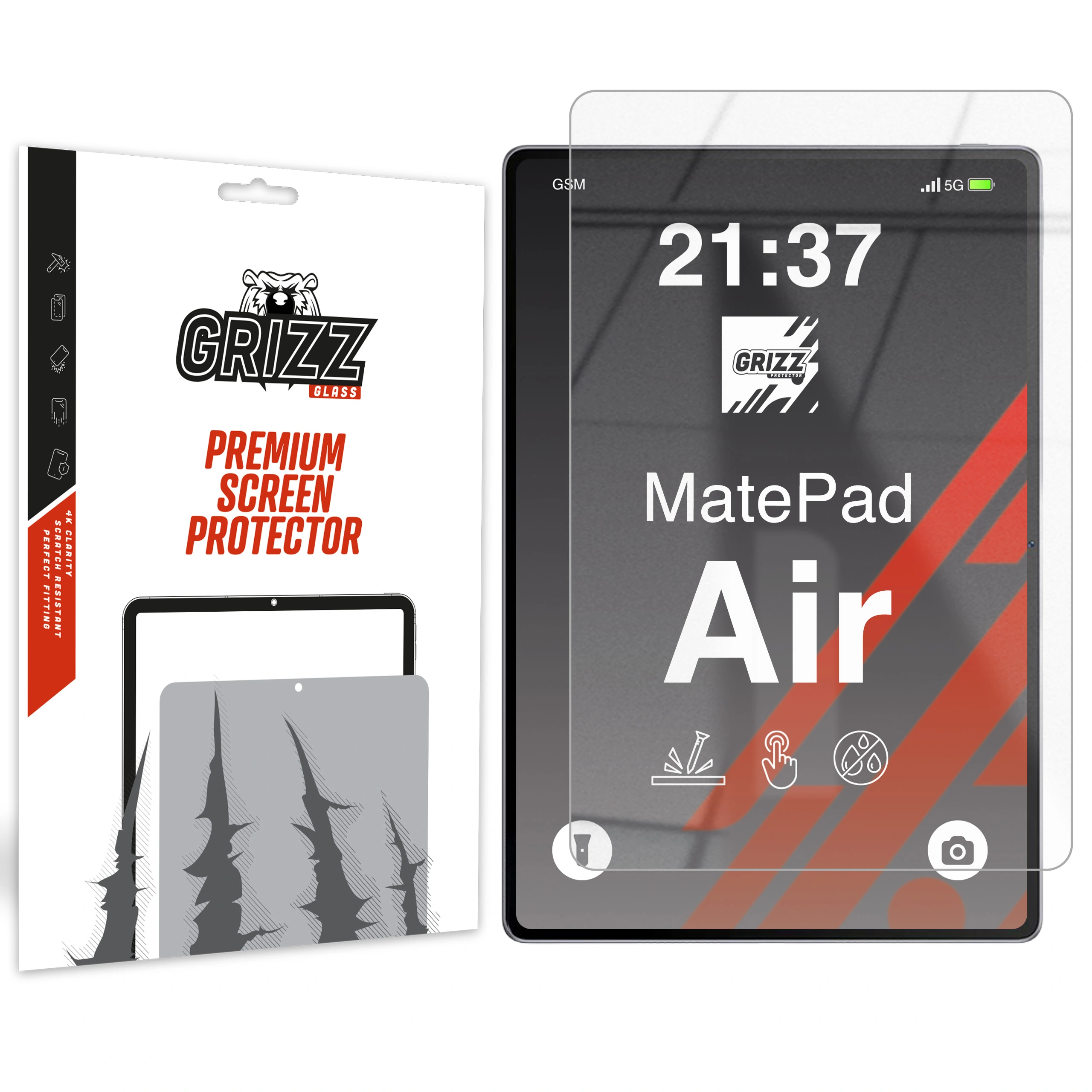 Szkło hybrydowe GrizzGlass HybridGlass do Huawei MatePad Air (2025)