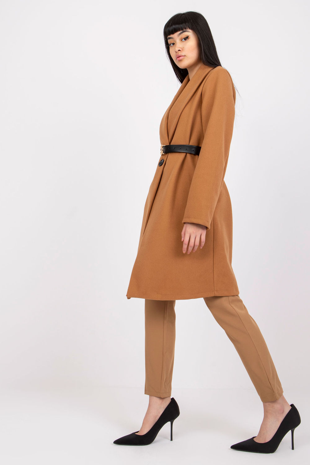  Coat model 162610 Italy Moda  brown