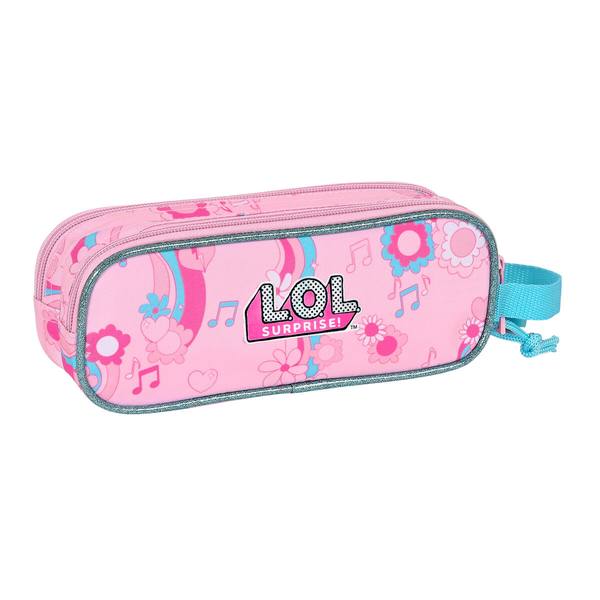 Zweifaches Mehrzweck-Etui LOL Surprise! Glow girl Rosa (21 x 8 x 6 cm)