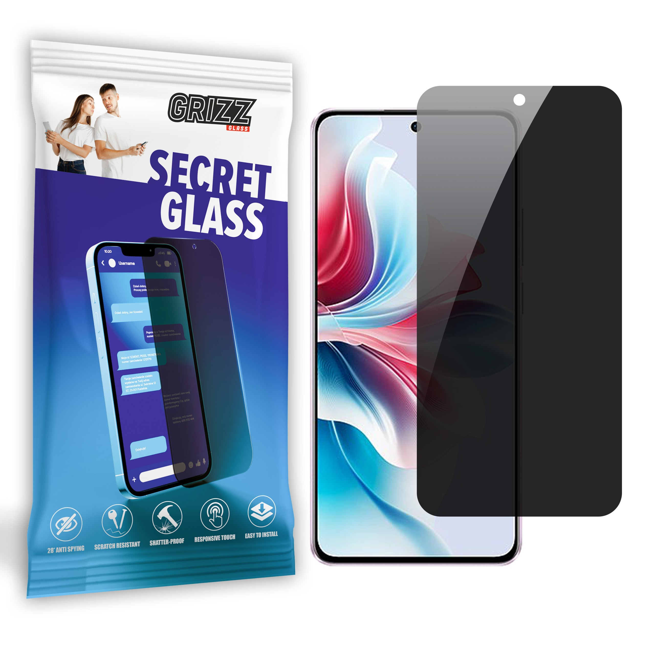 GrizzGlass SecretGlass Oppo Reno11 F