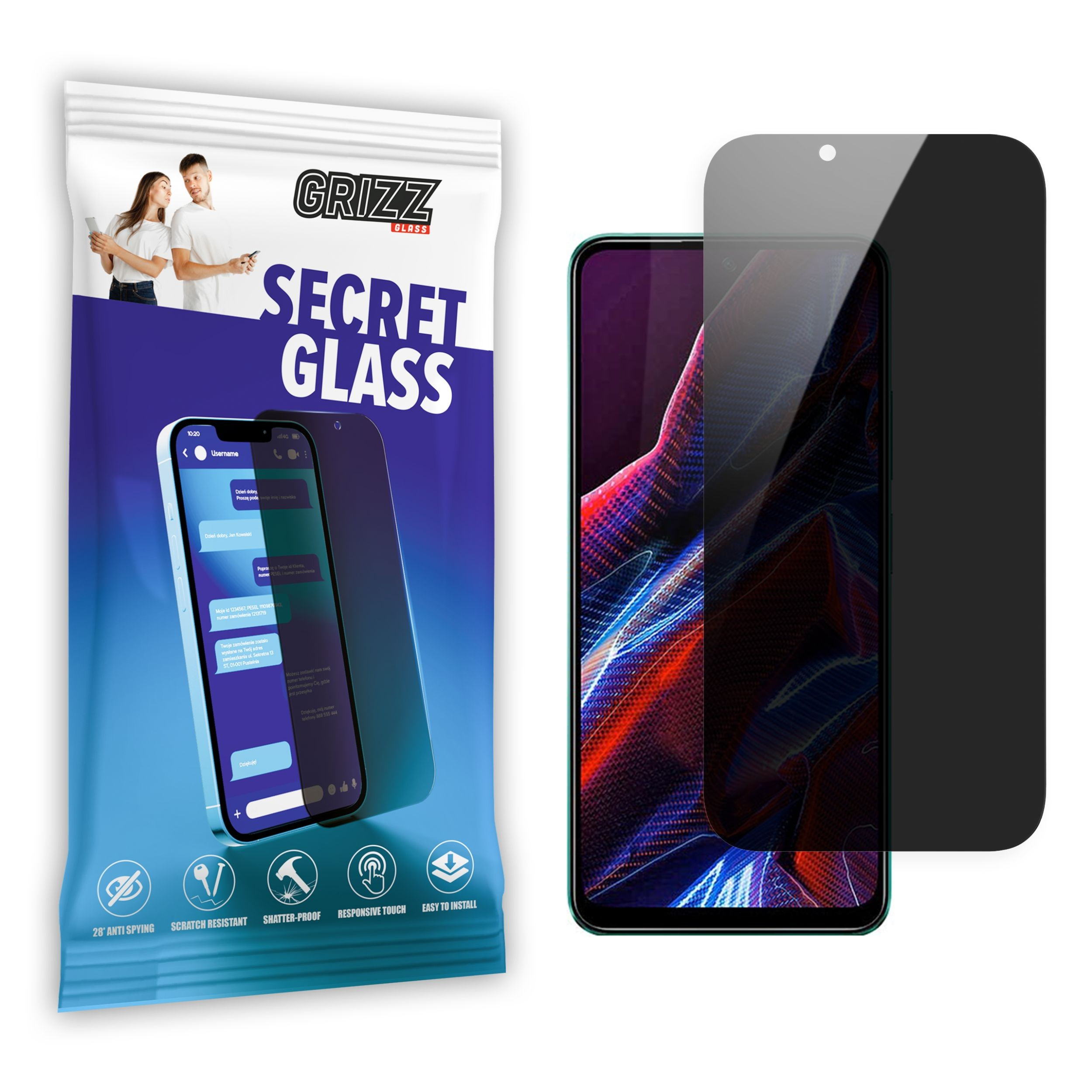 GrizzGlass SecretGlass Xiaomi POCO X4 GT