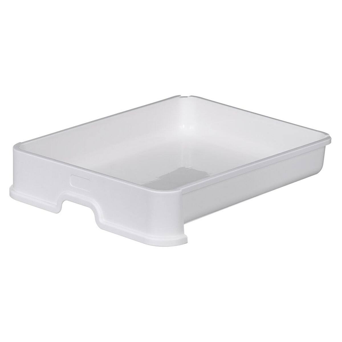 Cat Litter Box Diamentiq Yoko White Grey Plastic Cat Litter Box Diamentiq Yoko White Grey Plastic