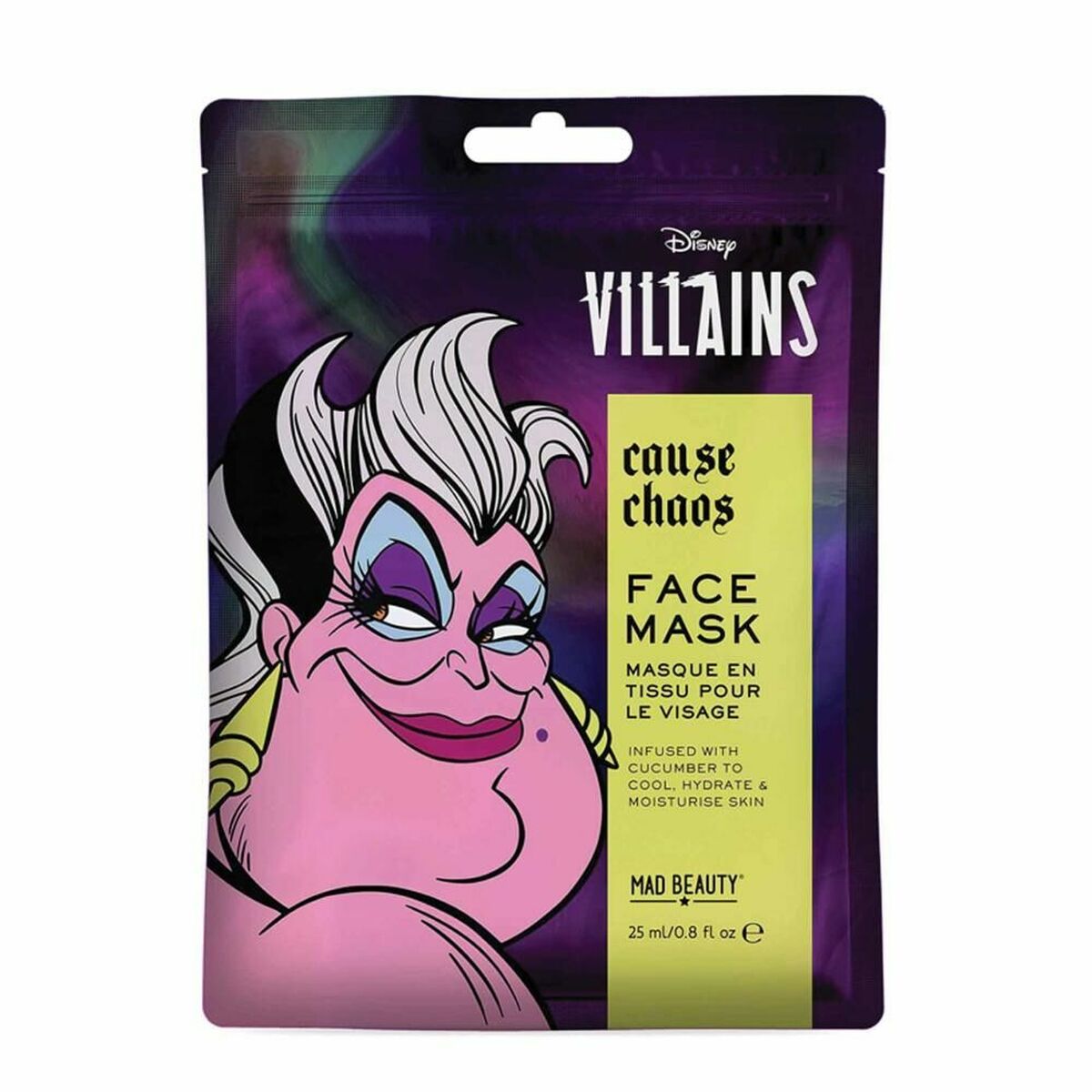 Gesichtsmaske Mad Beauty Disney Villains Ursula (25 ml)