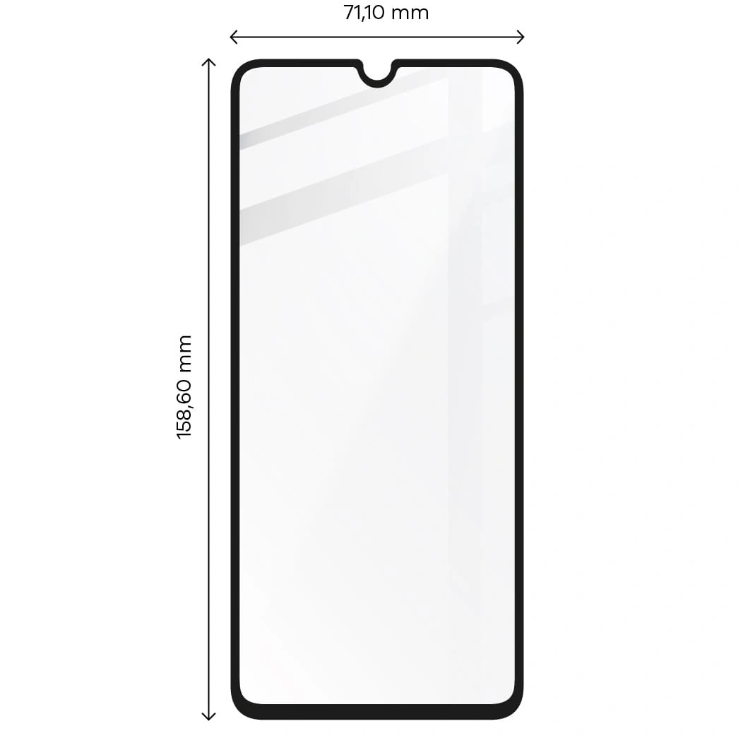 Bizon Glass Edge Samsung Galaxy A13 4G black