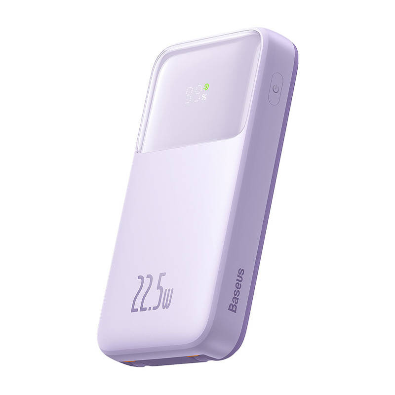 Baseus Comet Powerbank 10000mAh 22.5W + USB-A/USB-C Cable (purple)
