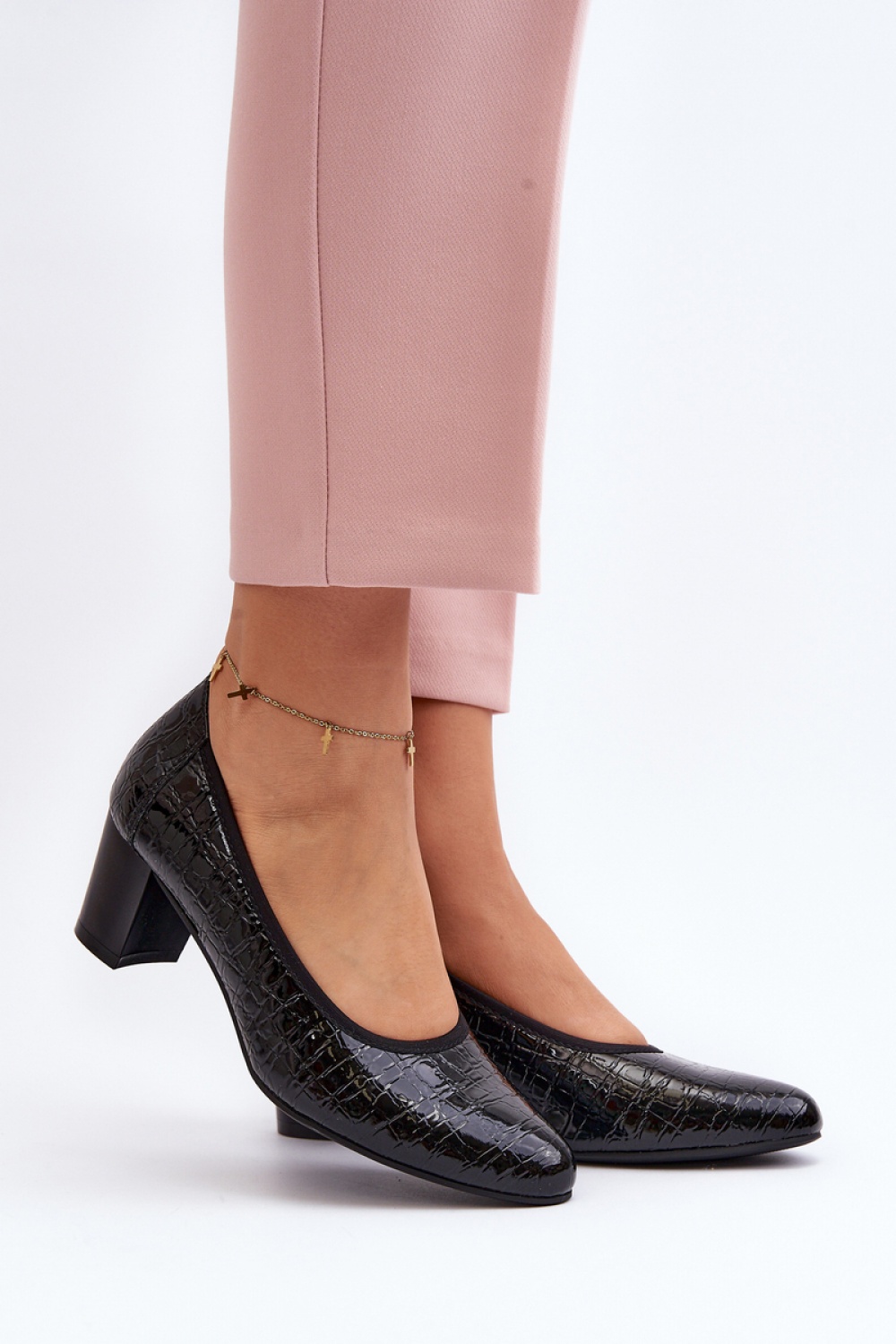  Block heel pumps model 192919 Step in style  black