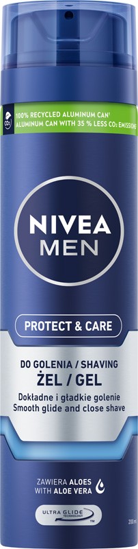 Nivea MEN Protect & Care Ochronny żel do golenia 200 ml