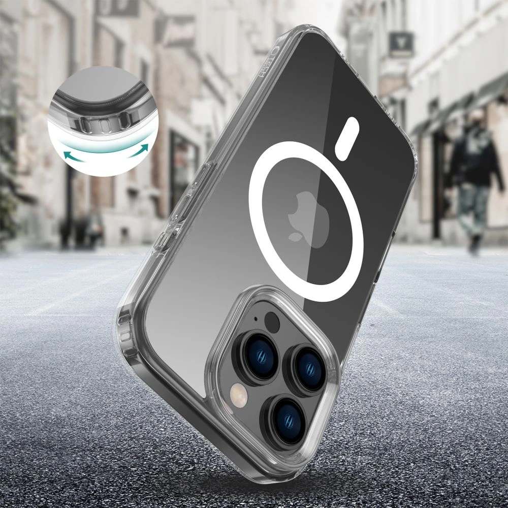 Tech-protect Flexair Hybrid MagSafe Case for Apple iPhone 16 Pro Clear