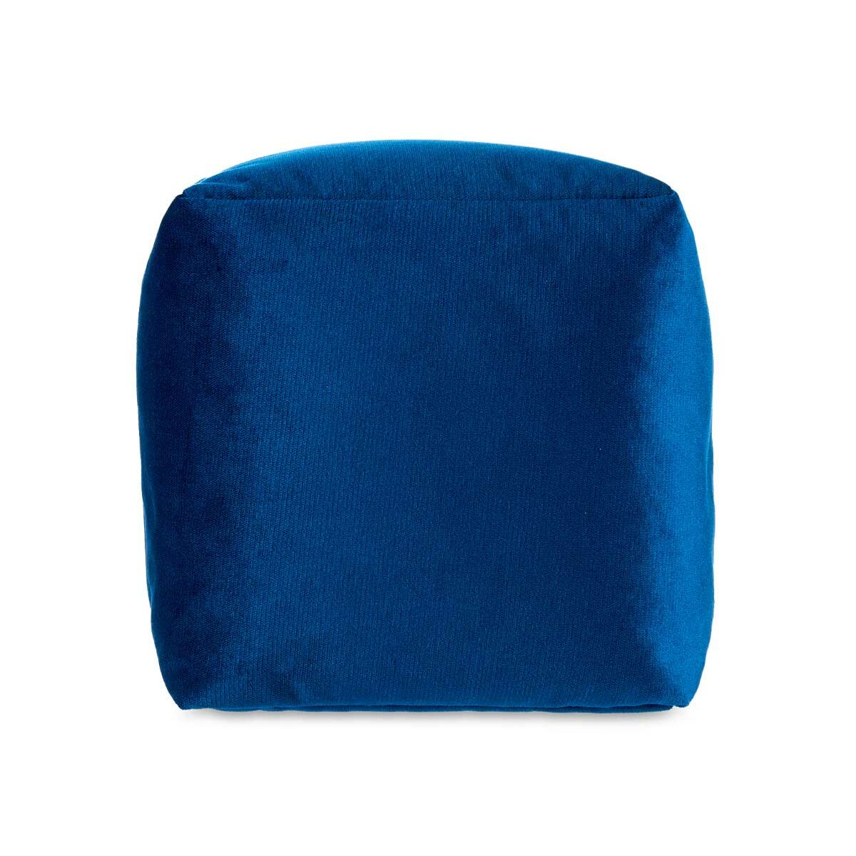 Puff Samt Blau 30 x 30 x 30 cm (4 Stück)