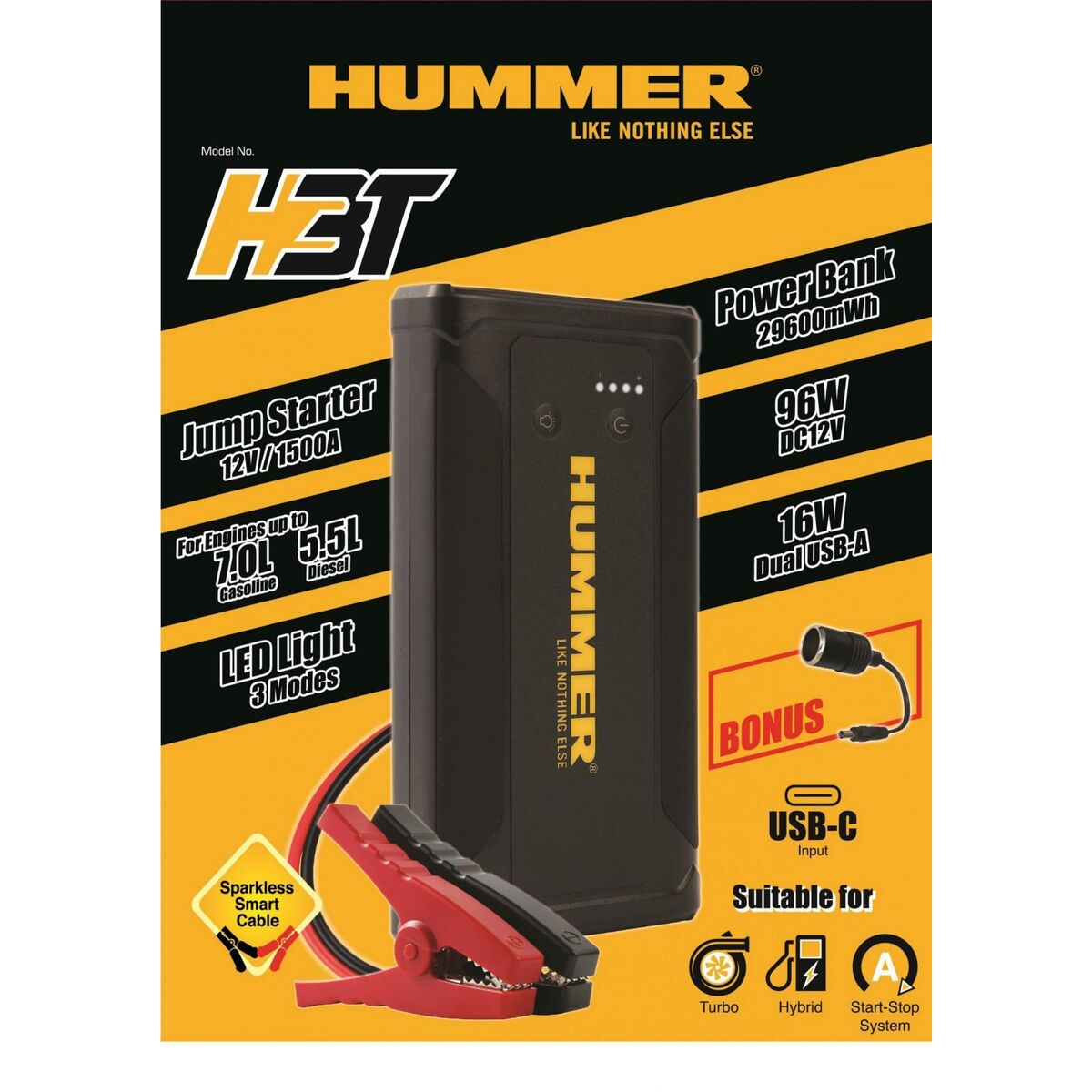 Starter Hummer HUMMH3T 8000 Ah 12 V