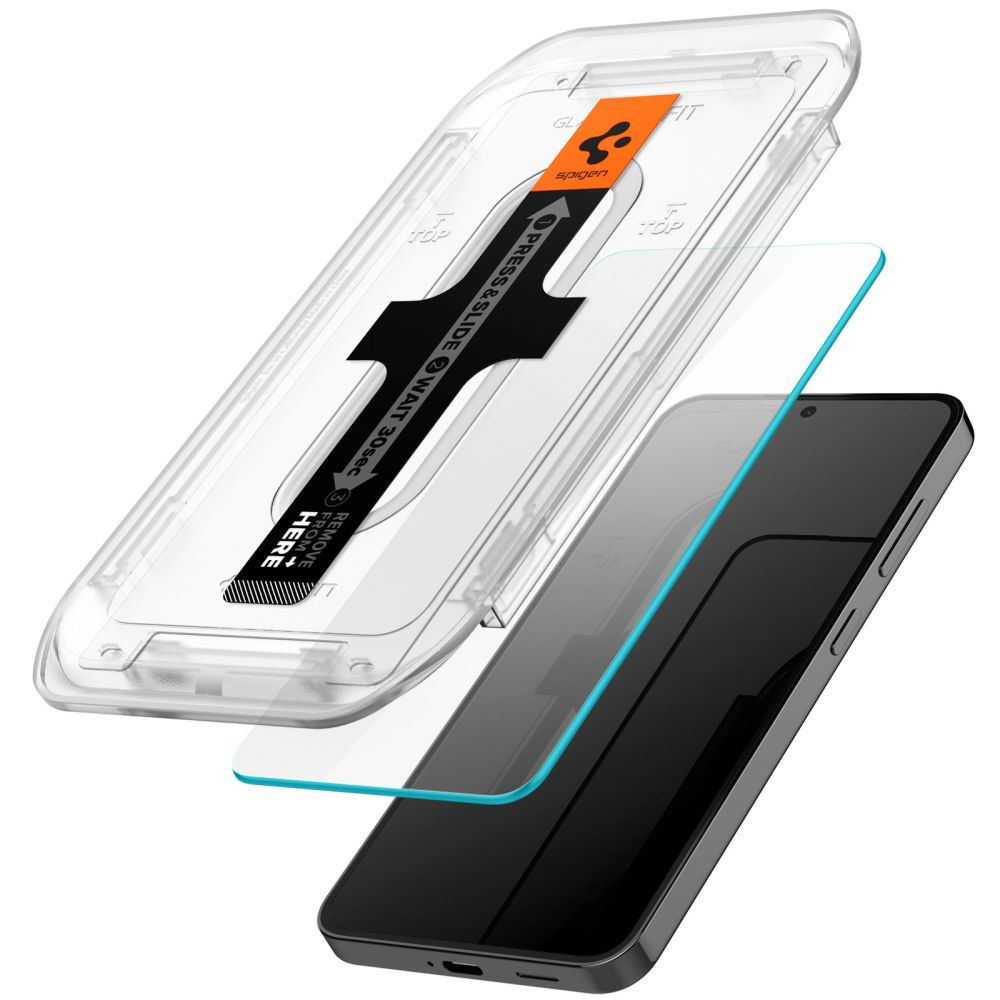 Spigen GLAS.tR ez Fit Samsung Galaxy S24+ Plus Clear [2 PACK]