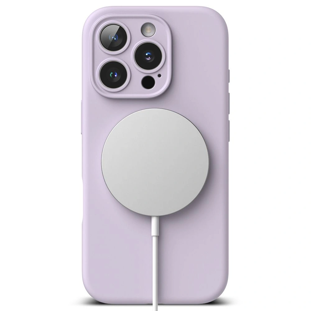 Case Ringke Silicone Magnetic MagSafe Apple iPhone 16 Pro Light Purple