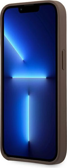 Guess GUHCP14X4GMGBR Apple iPhone 14 Pro Max brown hardcase 4G Big Metal Logo