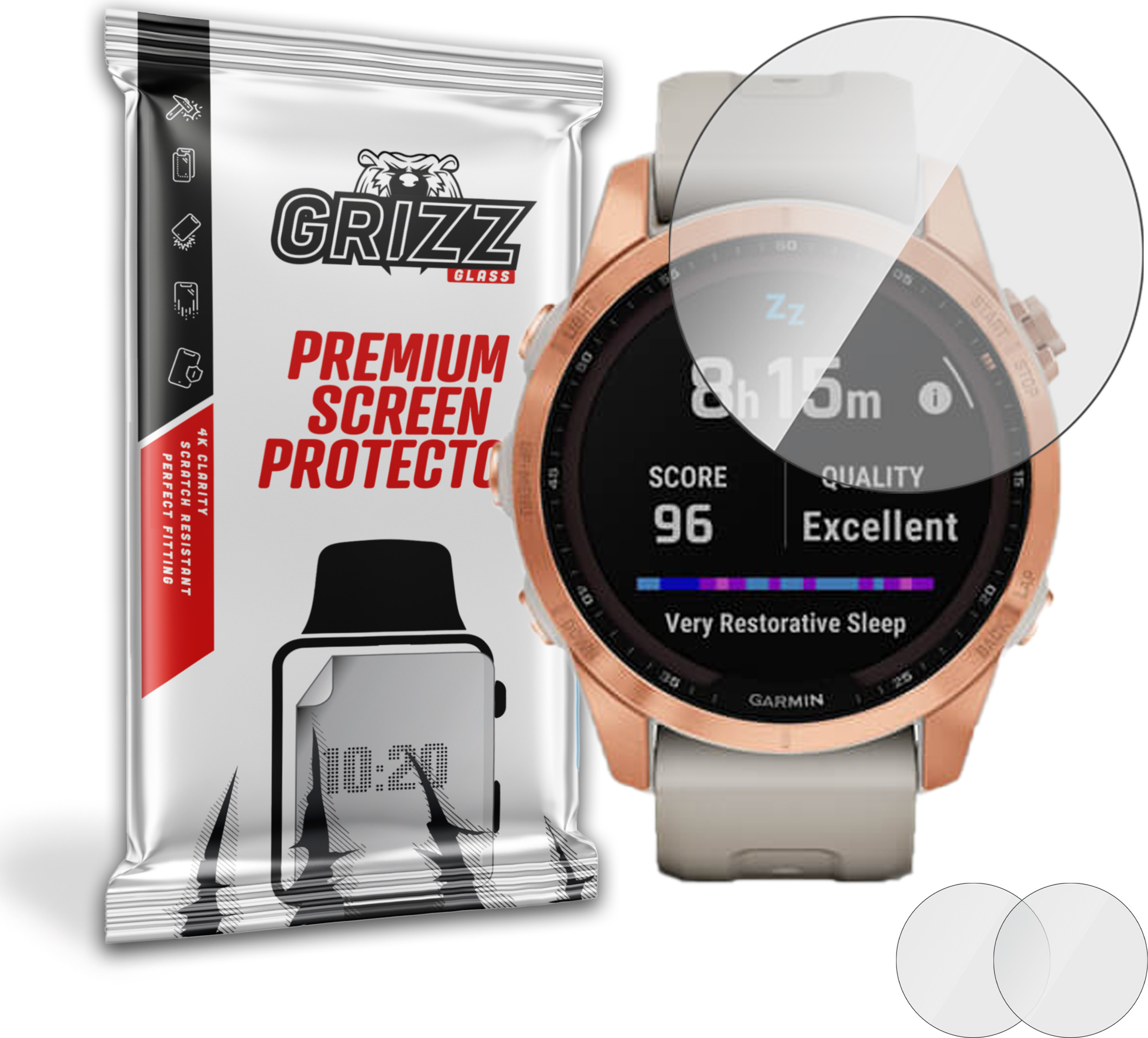 GrizzGlass HybridGlass Garmin Fenix 7s