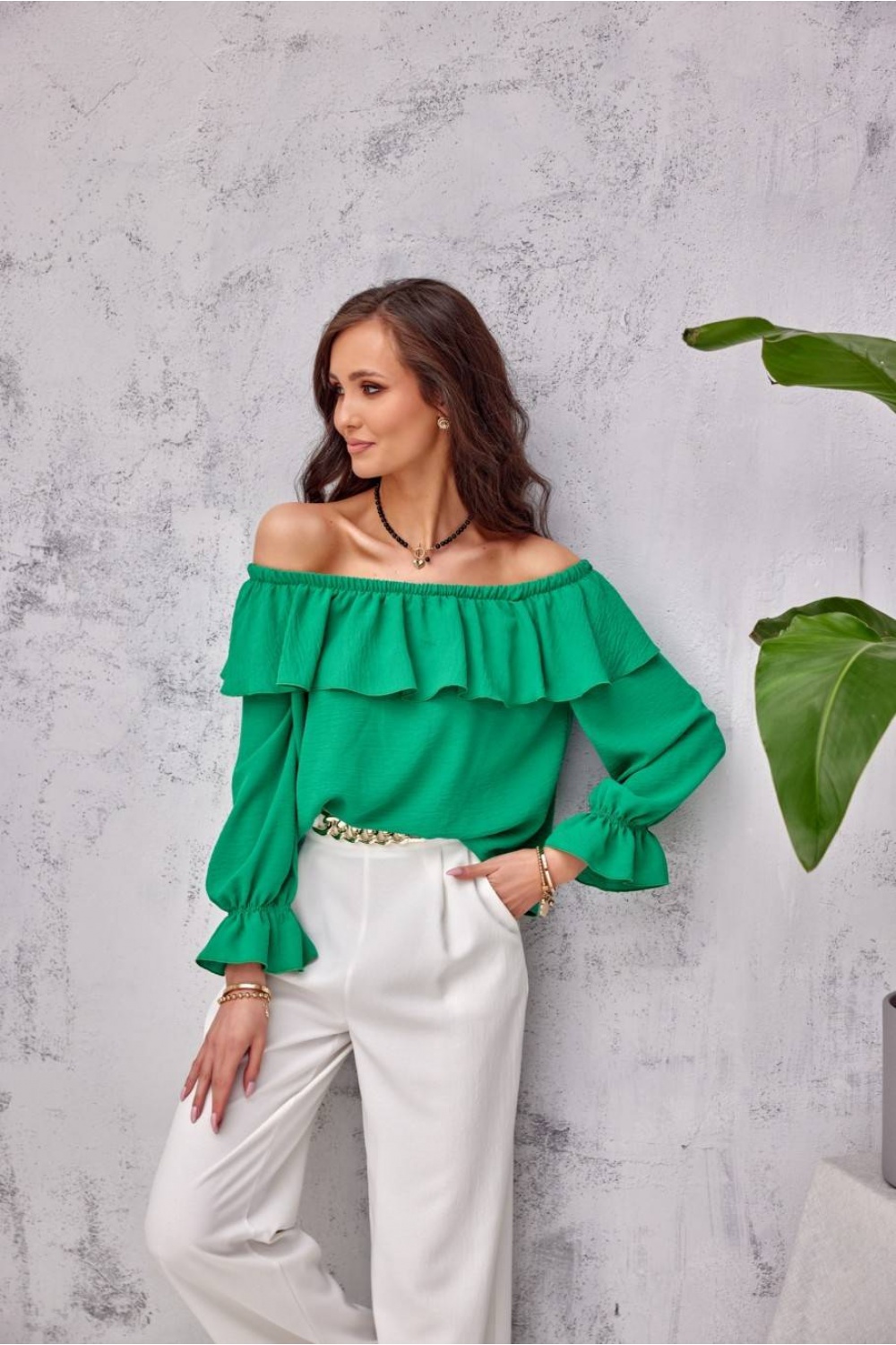  Blouse model 182650 Roco Fashion  green