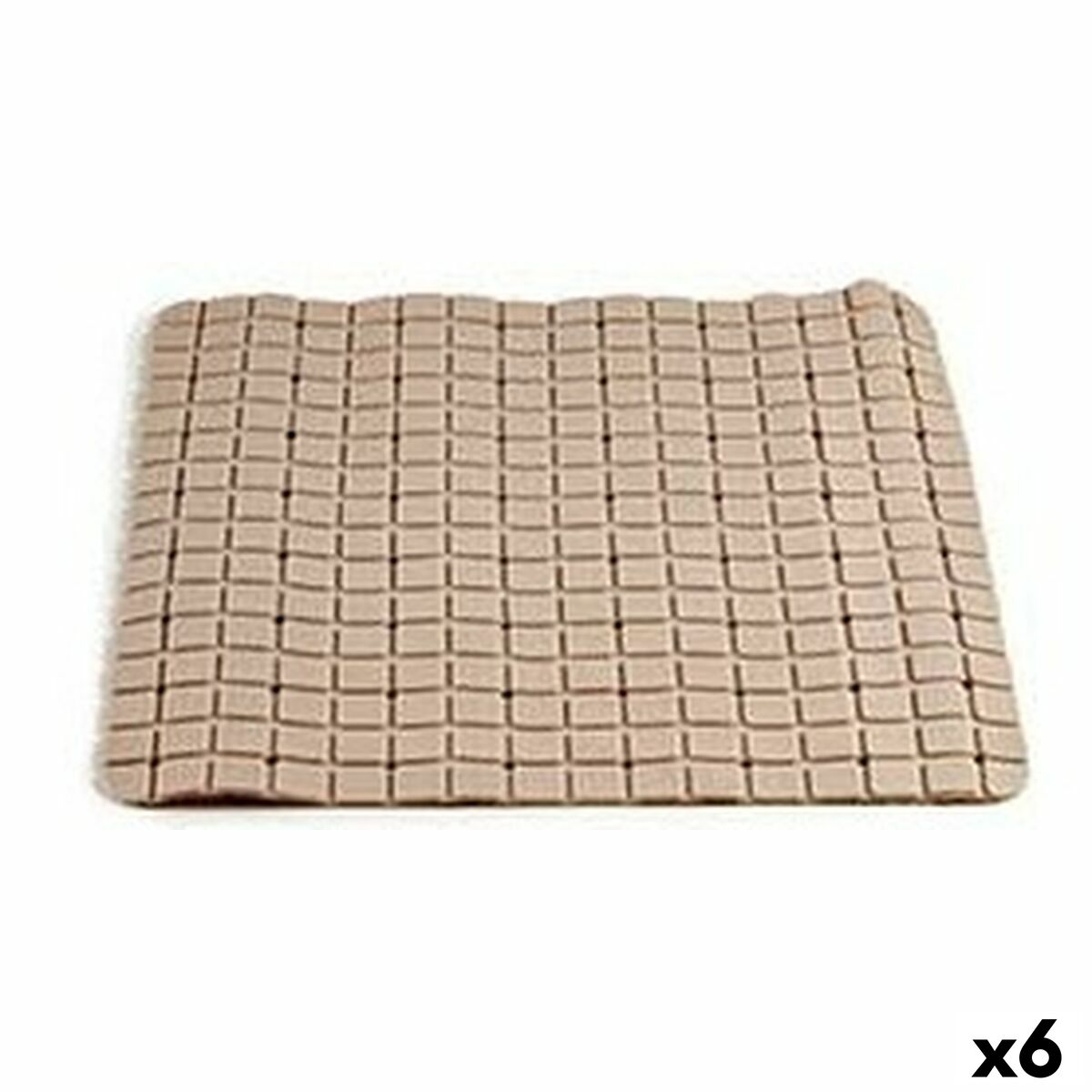 Bath rug Berilo AR1910103 Beige 0,03 x 50 x 50 cm (6 Units)
