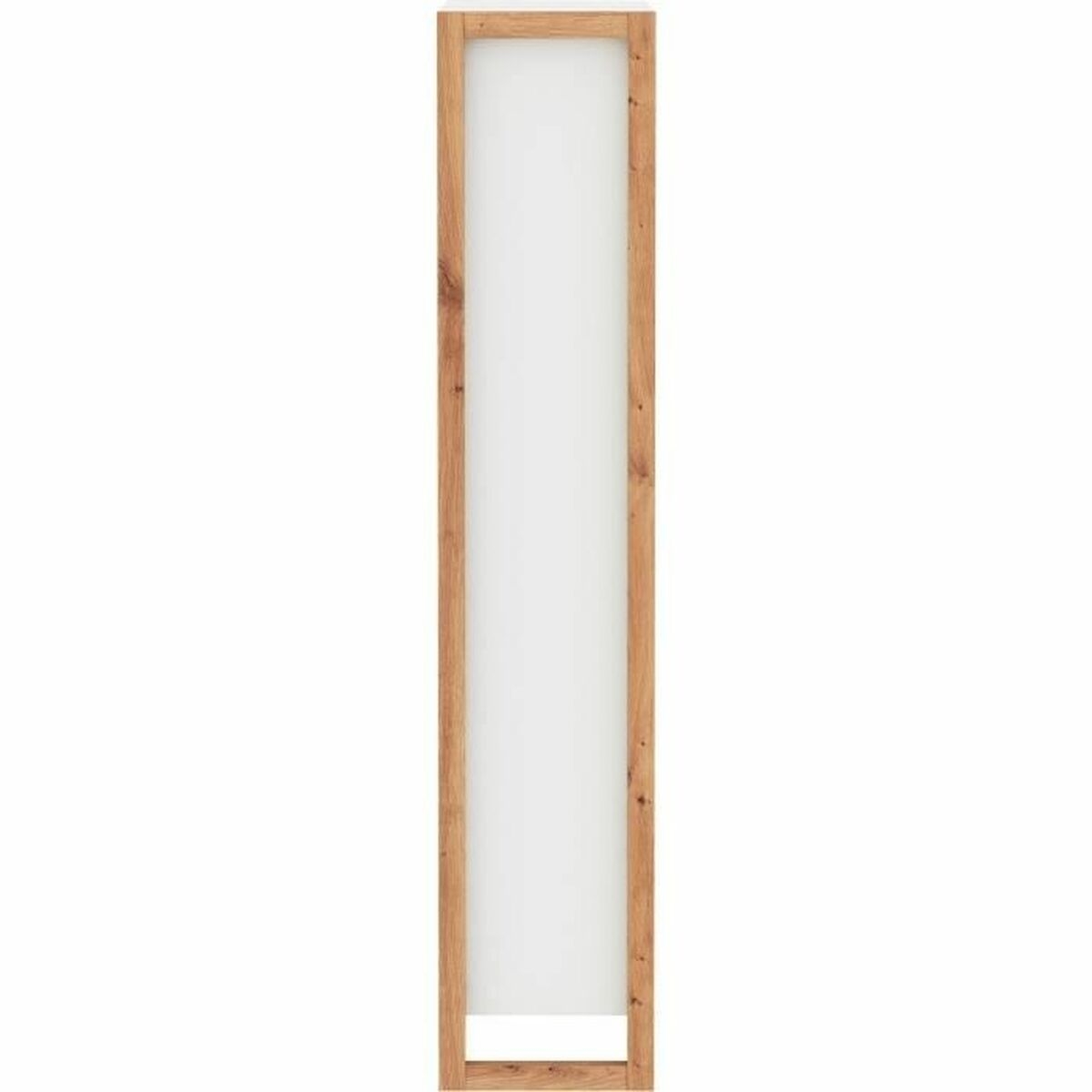 Shoe Rack White Oak 70 x 25 x 125 cm