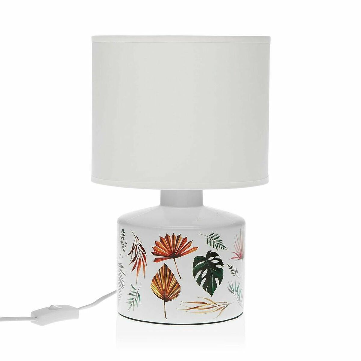 Desk lamp Versa Roxanne Ceramic Cloth (22,5 x 35 x 22,5 cm)