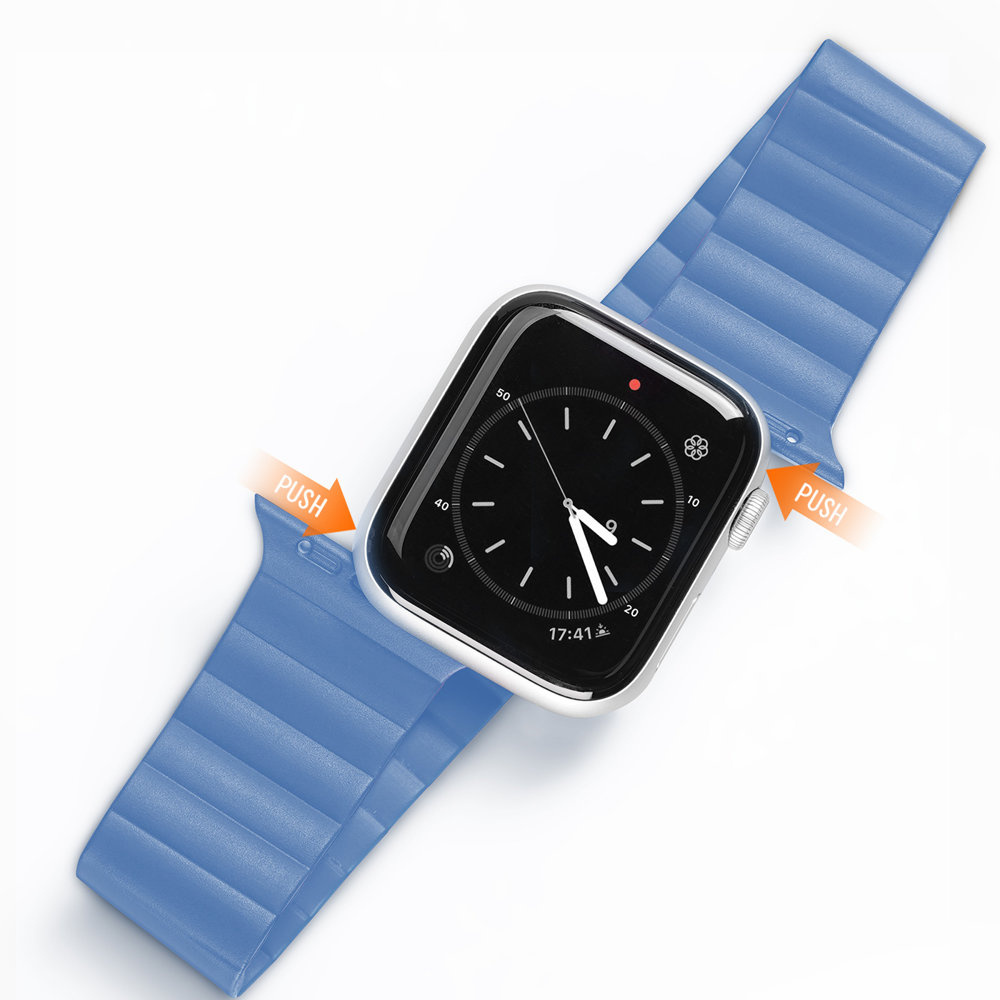 Dux Ducis Magnetic Strap Apple Watch 4/5/6/7/8/SE 40/41mm blue (Chain Version)