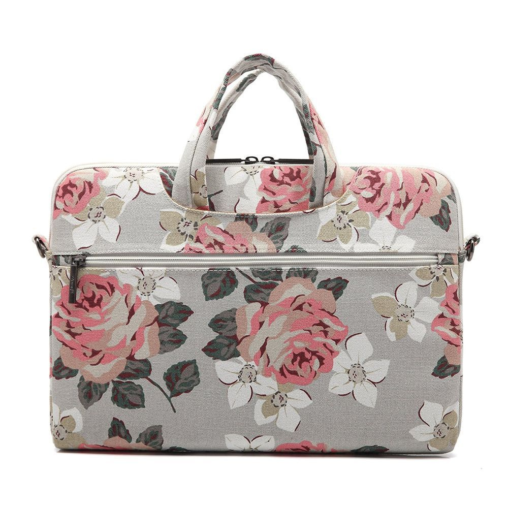 Canvaslife Briefcase Bag 13-14 inch White Rose
