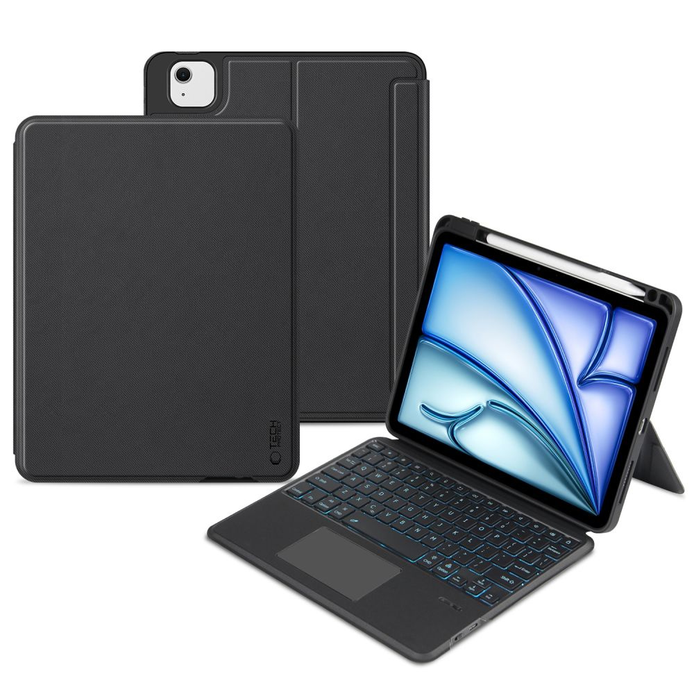 Tech-Protect SmartCase Mag Pen + Keyboard Apple iPad Air 10.9 2020/2022 (4, 5 gen) / iPad Air 11 2024 (6 gen) Black