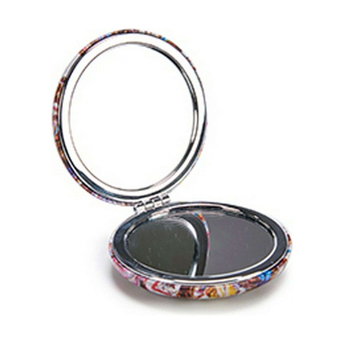 Pocket Mirror Abstract 8 x 2,4 x 8 cm (12 Units)
